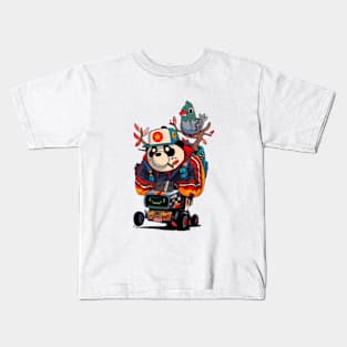 Panda kart Kids T-Shirt